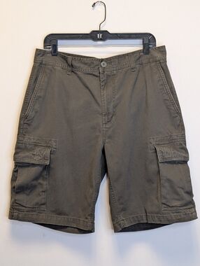 Urban Pipeline Men's 32 Cargo Shorts Olive Green Casual Outdoors